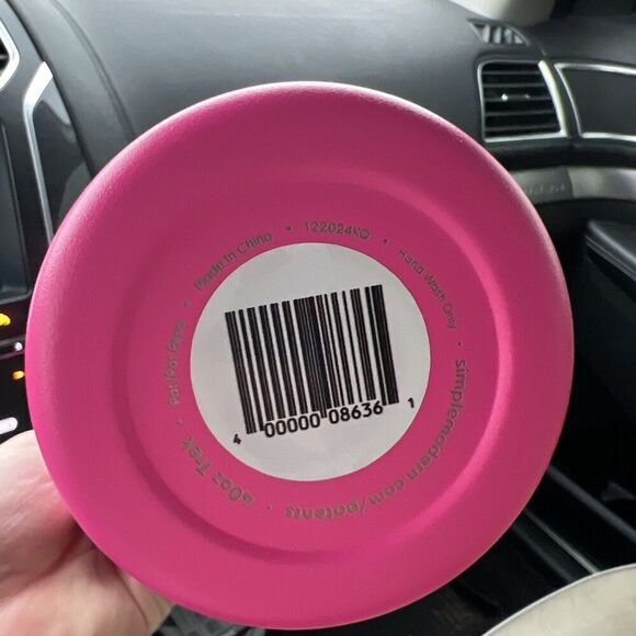 BRAUMS Simple Modern Tumbler 40 oz Pink w/ Handle Straw Lid Braum’s NEW 2025 - Picture 4 of 5